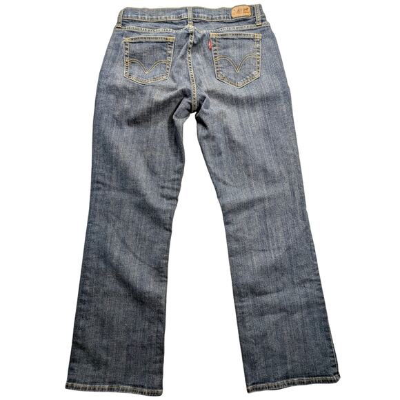 Levis Jeans Womens 14/32w Blue Denim 529 Curvy Bootcut low-mid rise y2k country - Picture 3 of 12